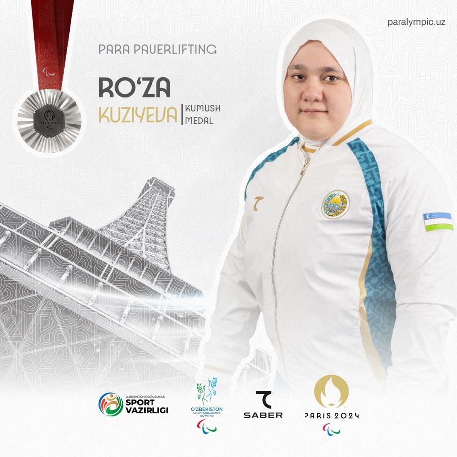 Ro‘za Kuziyeva - Paralimpiya o‘yinlari kumush medal sohibi!