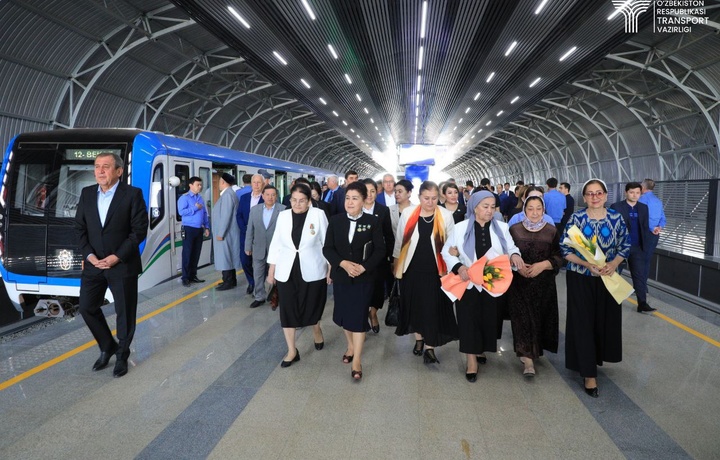 В Ташкенте запущены 5 новых станций надземного метро