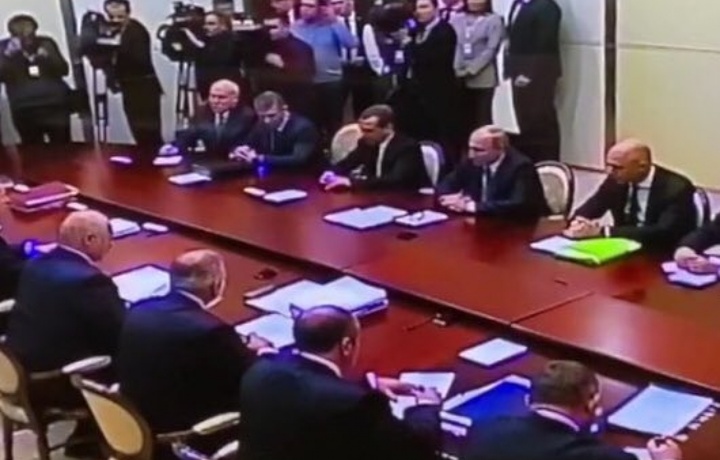 Во время переговоров Путина и Лукашенко погас свет