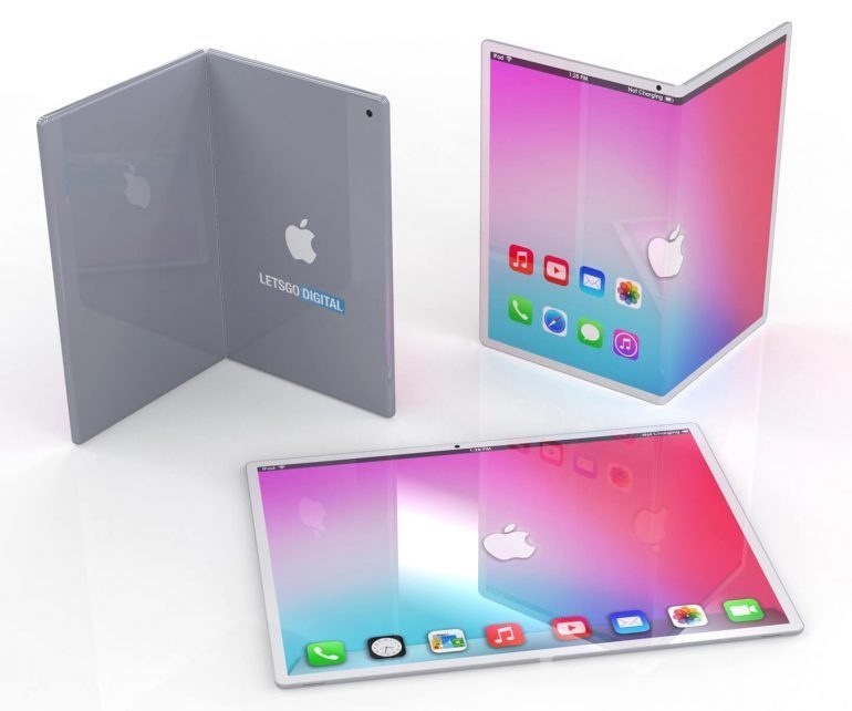 Apple запатентовала складной дизайн iPhone и iPad