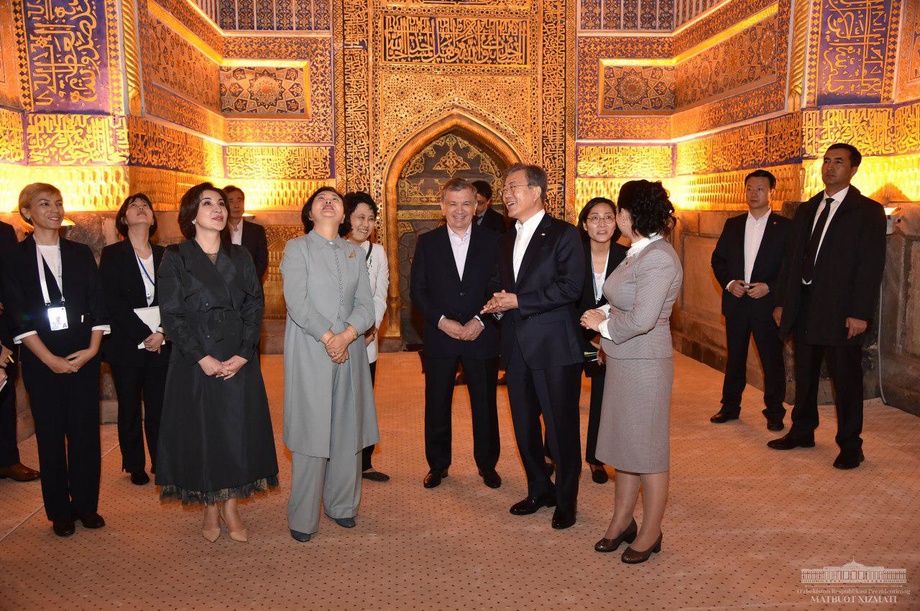 Samarqand shahri Janubiy Koreya prezidentini lol qoldirdi (foto)