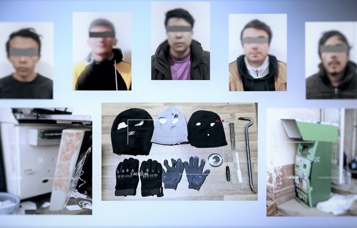 Пятеро неизвестных в масках взломали банкомат в Нурафшане и украли около 20 млн сумов