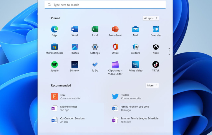 Меню Пуск в Windows 11 преобразуется в рекламную площадку