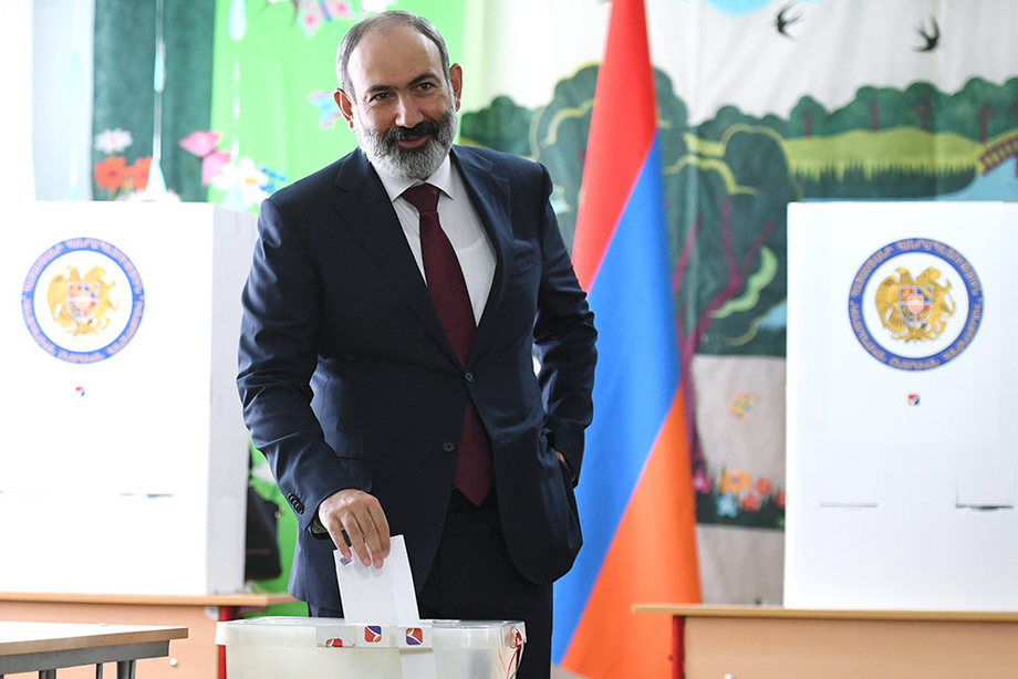 Партия Пашиняна выиграла выборы в Армении