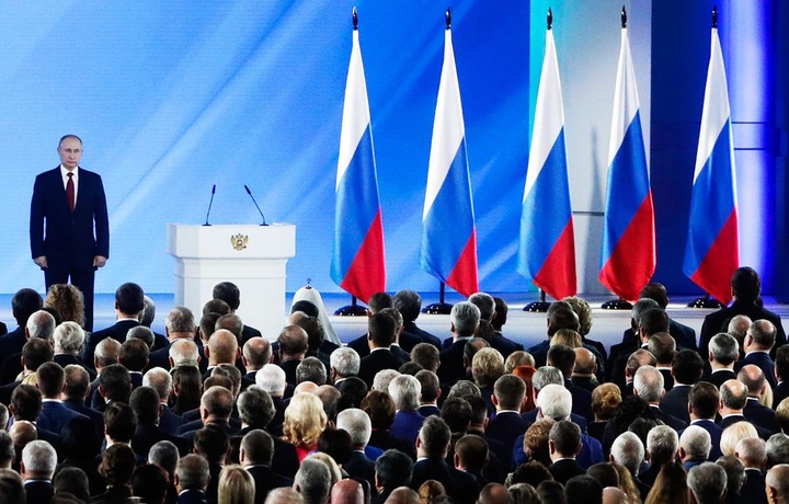Россия телеканаллари сайтлари Путиннинг мурожаати пайтида ҳужумга учради