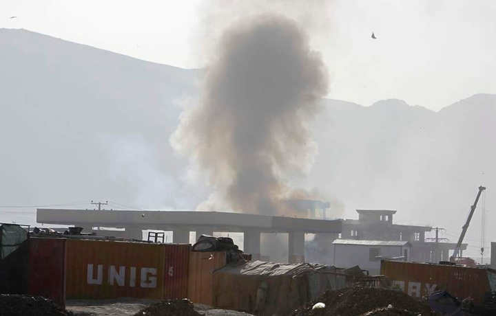 Kobul aeroportida yong‘in boshlandi (video)