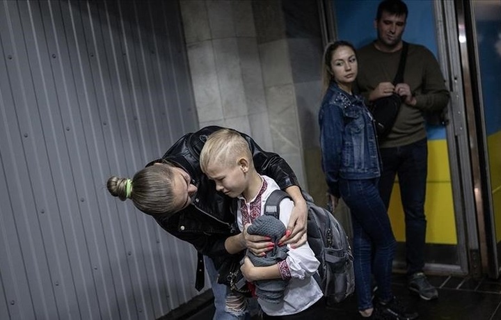 В Харькове школьников обучают в метро (фото)