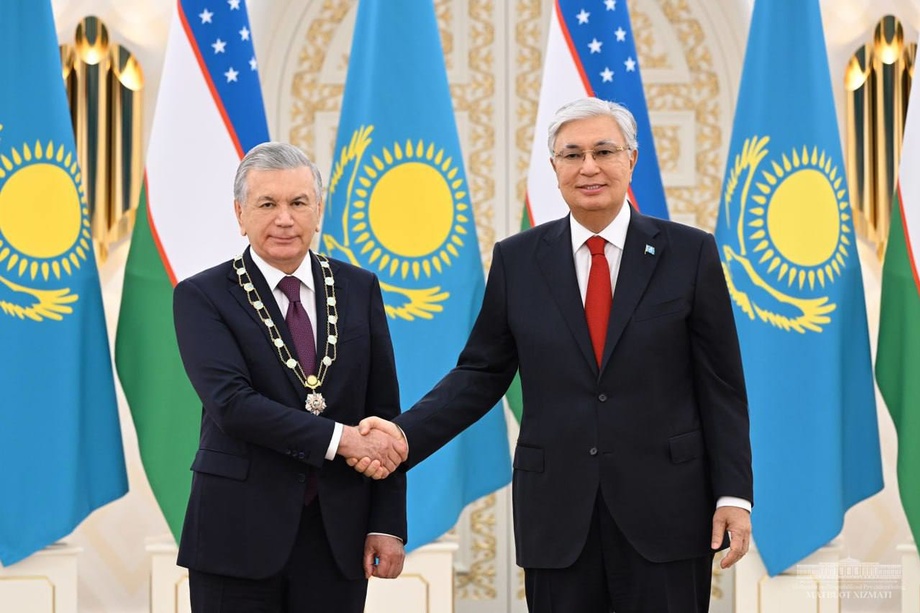 Shavkat Mirziyoyev Qozog‘istonning oliy davlat mukofoti bilan taqdirlandi