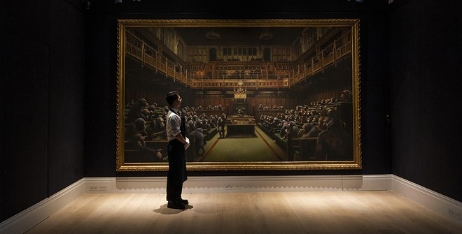 Картину Бэнкси продали за рекордные $12 млн на аукционе (фото)