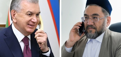 Президент провел телефонный разговор с председателем Управления мусульман