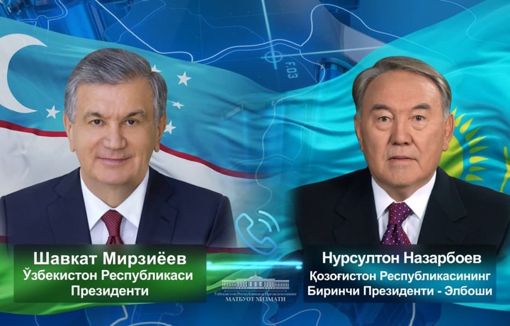 Шавкат Мирзиёев поздравил Нурсултана Назарбаева с днем рождения