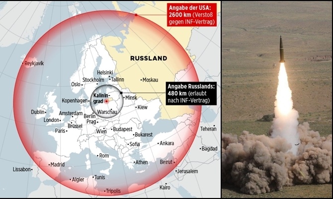 Rossiyaning yadroviy raketalari qayergacha uchib borishi mumkin?