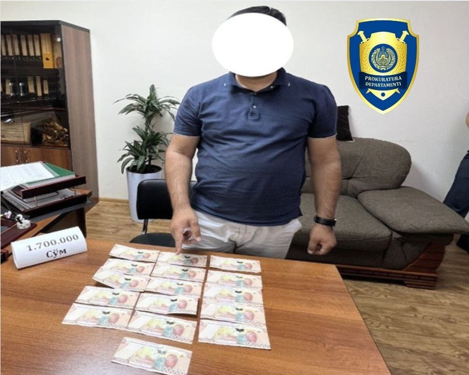 В Ташкенте правоохранители задержали сотрудника СЭС