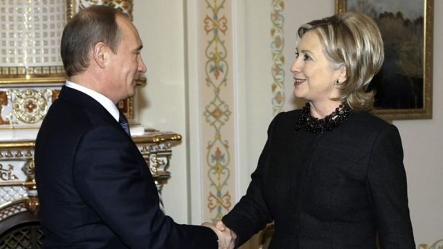 Hillari Klinton ham Putinni Pyotr Birinchi bilan solishtirdi