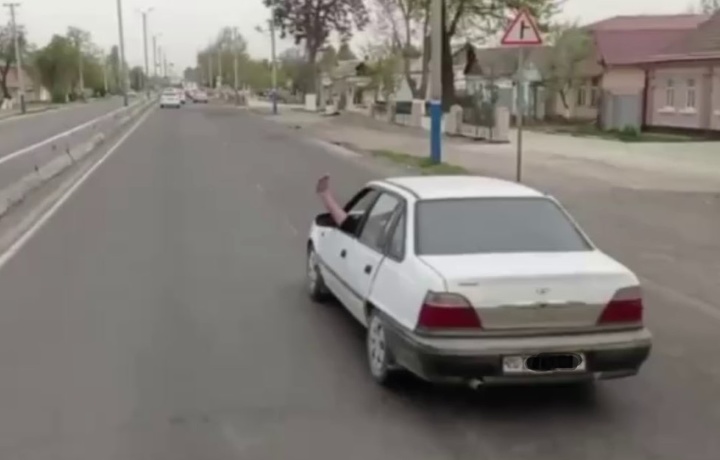 Сирдарёда оёғи узун ҳайдовчи ушланди
