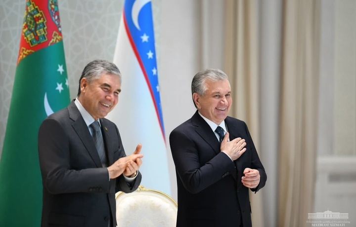 Turkmaniston Prezidenti tashrifi sharafiga rasmiy qabul marosimi o‘tkazildi (foto)