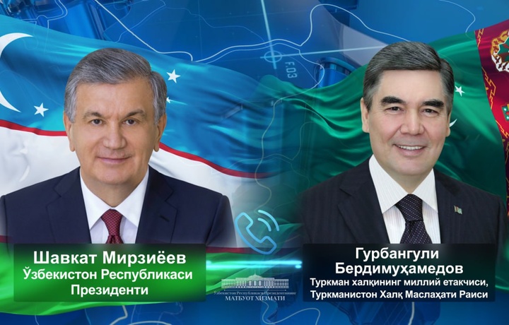 Shavkat Mirziyoyev Turkmaniston yetakchisiga minnatdorlik bildirdi