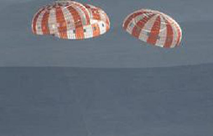 NASA испытало тормозную систему капсулы «Орион» (видео)
