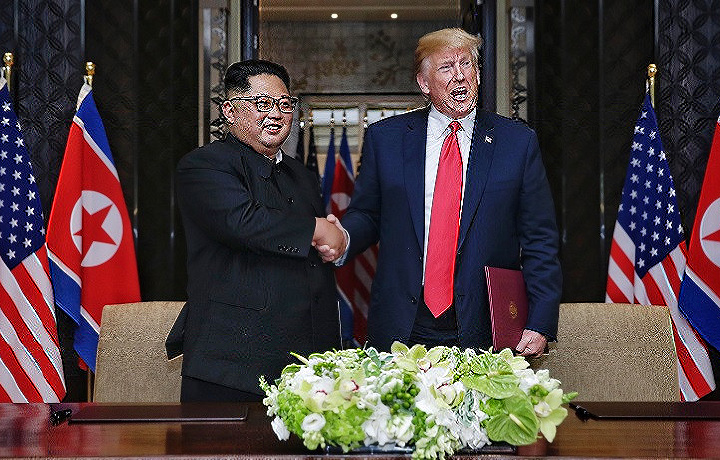 Трамп в преддверии саммита похвалил Ким Чен Ына