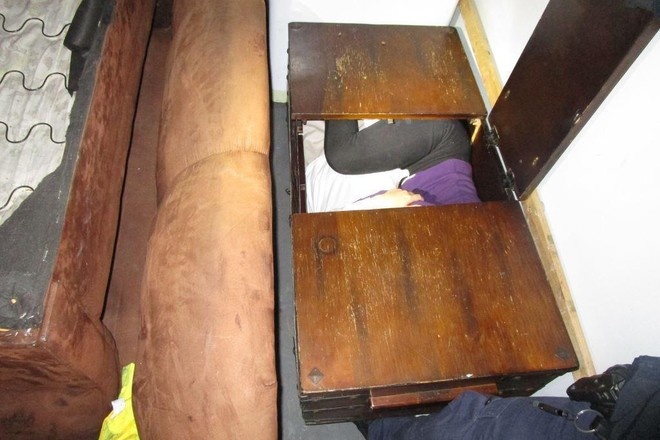 Китайцы пытались нелегально попасть в США из Мексики, спрятавшись в мебели (фото)