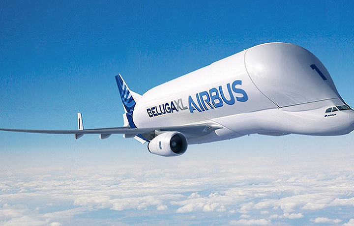 Airbus показал полёт нового самолёта Beluga XL (видео)