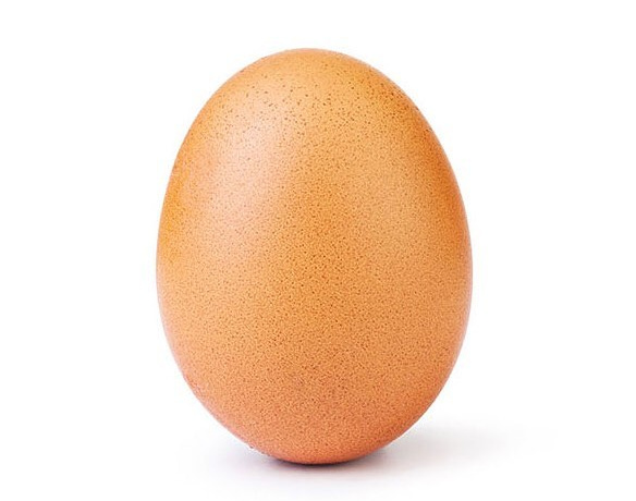 Куриное яйцо поставило мировой рекорд в «Instagram»