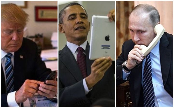 Президентлар қандай телефонлардан фойдаланишади: Обама, Байден, Макрон, Путин ва бошқалар