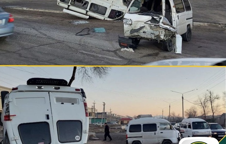 Toshkentda «Damas» bilan to‘qnashgan «Gazel» ag‘darilib ketdi