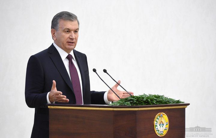 Prezident Namanganda videoselektor yig‘ilishi o‘tkazmoqda