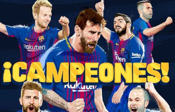 Messi xet-trikka erishgan uchrashuvda «Barselona» chempionlikni rasmiylashtirdi (video)