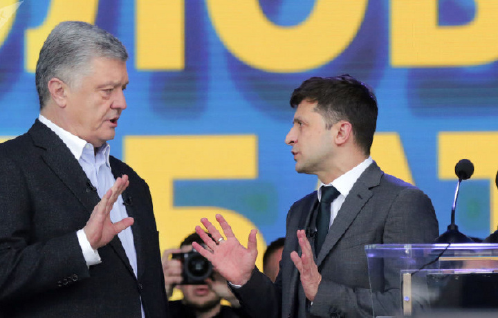 Zelenskiy va Poroshenko. Debat qanday o‘tdi?