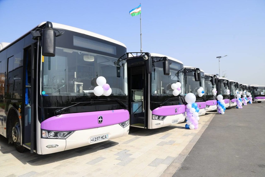 Farg‘onaga 24 ta zamonaviy avtobus olib kelindi