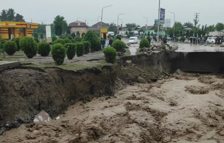 В Таджикистане девять человек погибло из-за селей (видео)