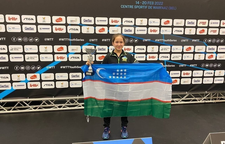 Юная теннисистка из Узбекистана выиграла международный турнир в Бельгии
