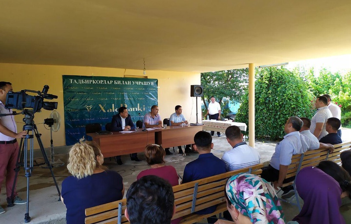 Xalq banki raisi Sirdaryo va Toshkent viloyati fuqarolari bilan uchrashdi