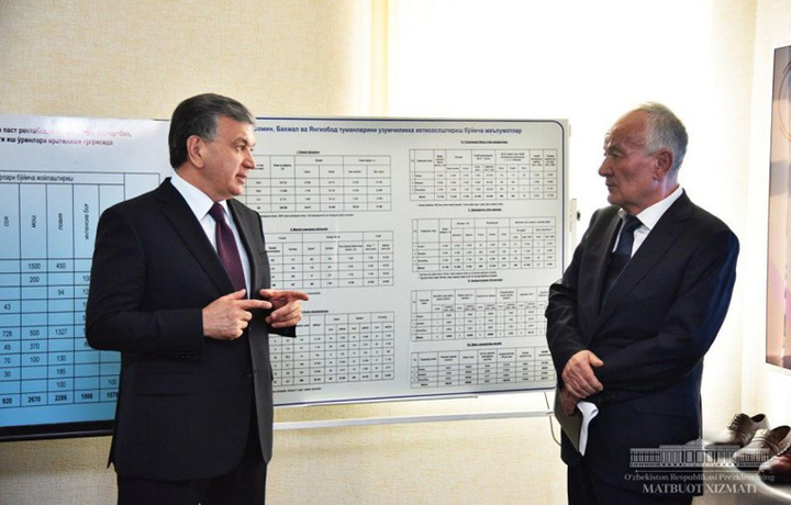 Shavkat Mirziyoyev Manas qishlog‘iga bordi