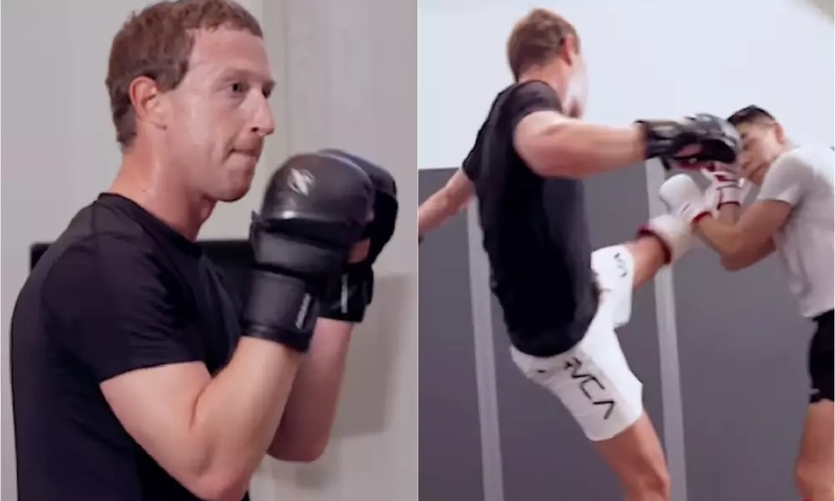 На видео показали занятия главы Facebook Цукерберга MMA