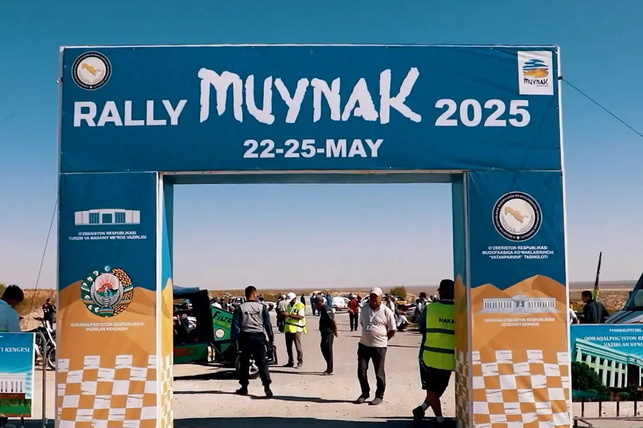 Мўйноқда «Rally Muynak» экстремал автомобил мусобақаларига старт берилди
