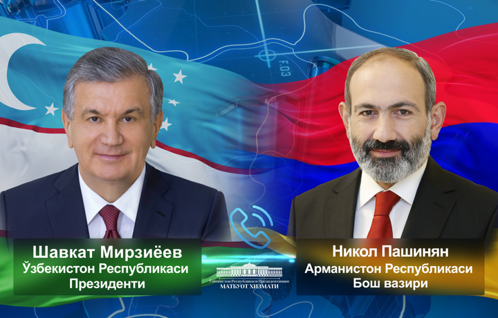 Nikol Pashinyan O‘zbekiston prezidentini Mustaqillik kuni bilan tabrikladi