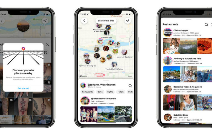 Instagram стал конкурентом Google Maps со встроенной картой популярных мест