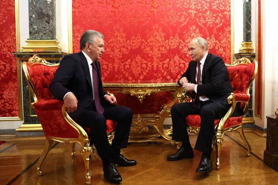 Шавкат Мирзиёев встретился с Владимиром Путиным