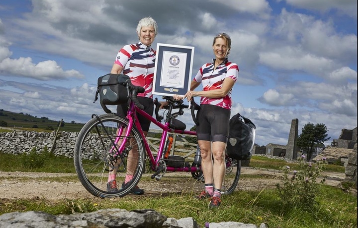 Две британки совершили кругосветное путешествие на велосипеде за 263 дня