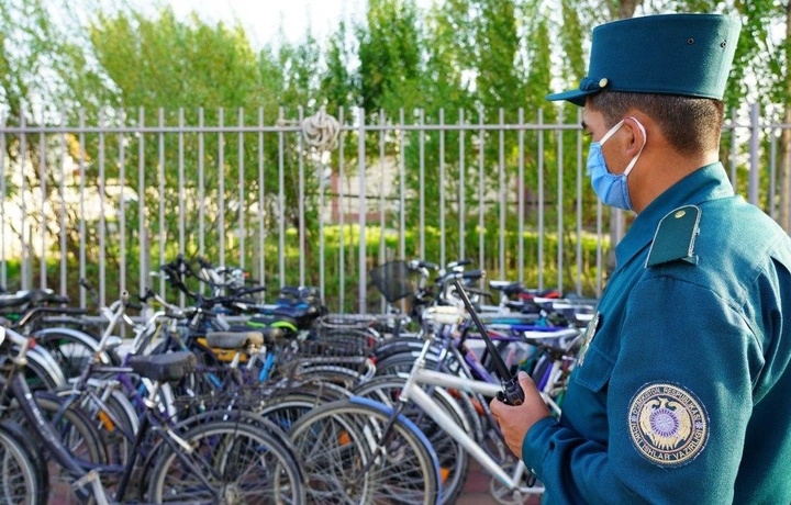 В Фергане за два дня 489 велосипедов поместили на штрафплощадку