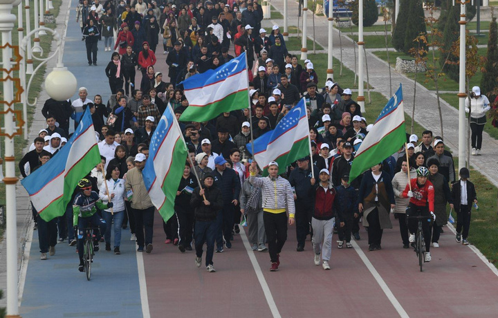 O‘zbekiston bo‘ylab piyoda yurish marafoni tashkil etildi (foto)