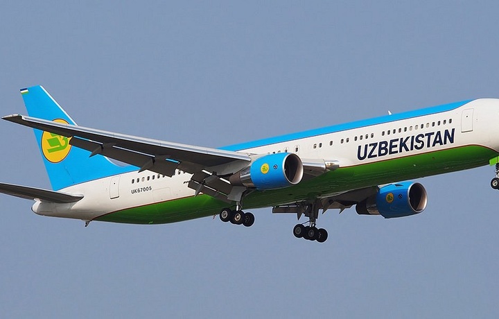 Uzbekistan Airways samolyotlari Yevropaga Rossiya va Belarusni chetlab parvoz qilmoqda