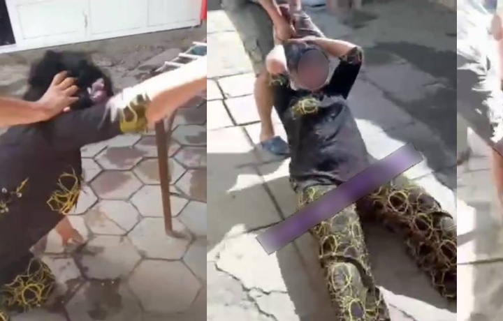 В МВД прокомментировали видео, на котором мужчина тащит женщину за волосы