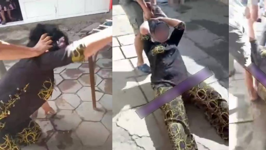 В МВД прокомментировали видео, на котором мужчина тащит женщину за волосы