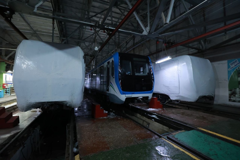 В ташкентский метрополитен  доставлены новые поезда