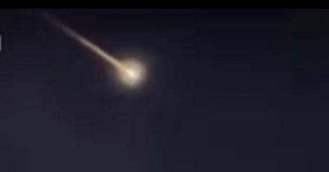 Kubaga meteorit tushdi va portladi