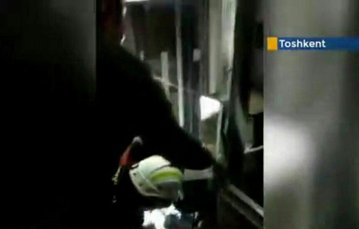 Toshkentda 24 yoshli yigitni lift bosib qoldi (video)